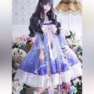 UWOWO Lolita Long Sleeve Dress size M NEW